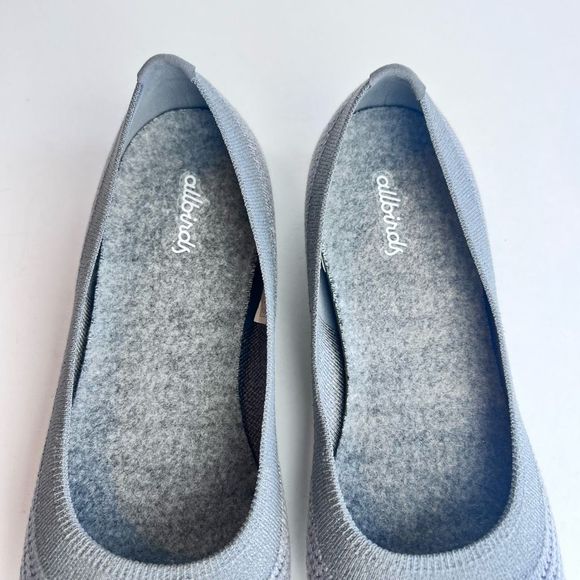 ALLBIRDS Women's Tree Breezers Ballet Flats Grey Sz 9--Like New - Picture 5 of 9